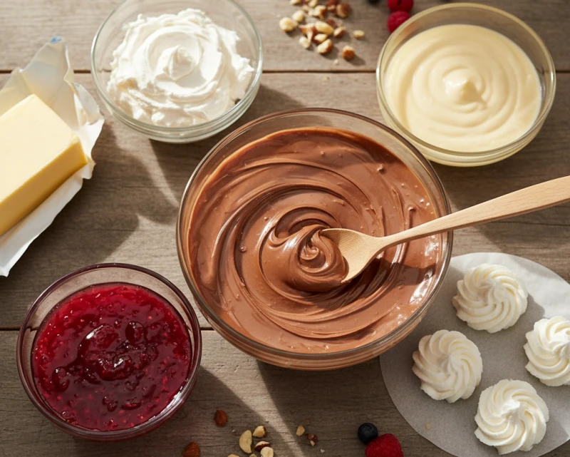 Креми, начинки та пасти